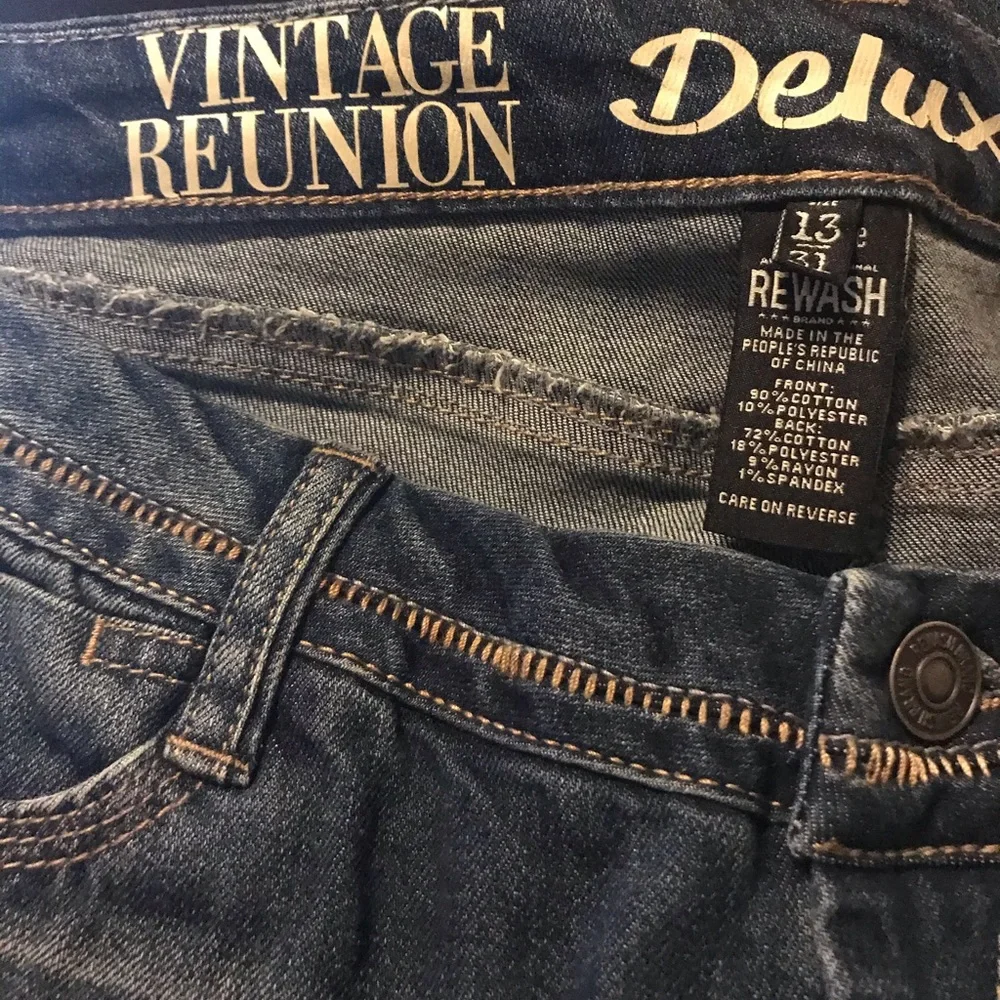 Rewash Tulip Flare Jeans Juniors Retro Deadstock NWT NEW